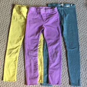 H&M 3 bundle spring / summer pants 5-6y